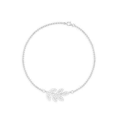 Stone Leaf Anklet