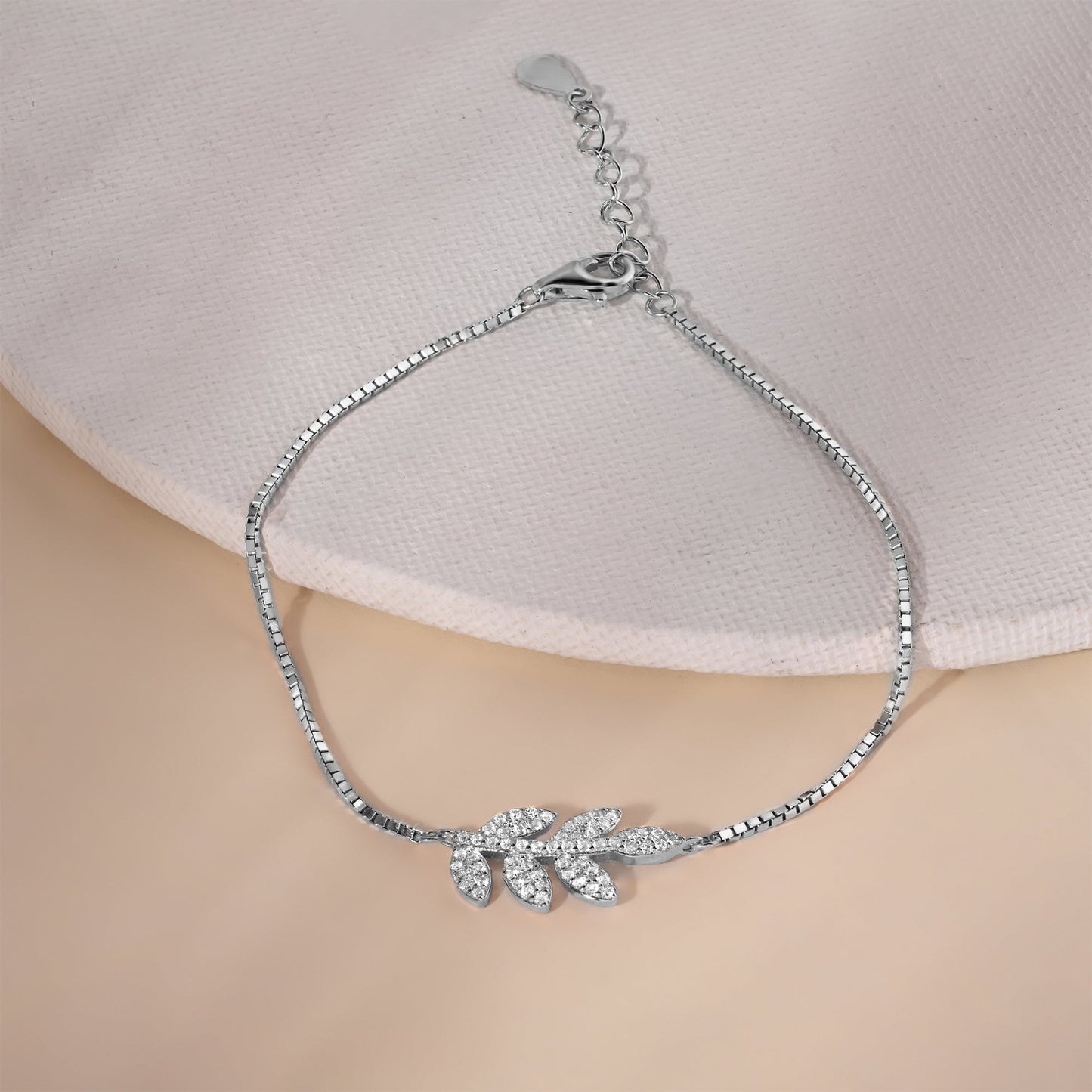 Stone Leaf Anklet