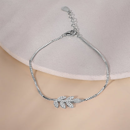 Stone Leaf Anklet