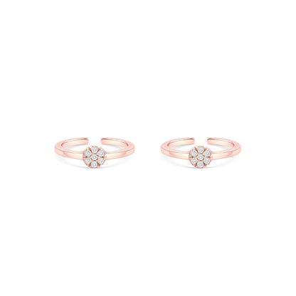 Floral Toe Ring