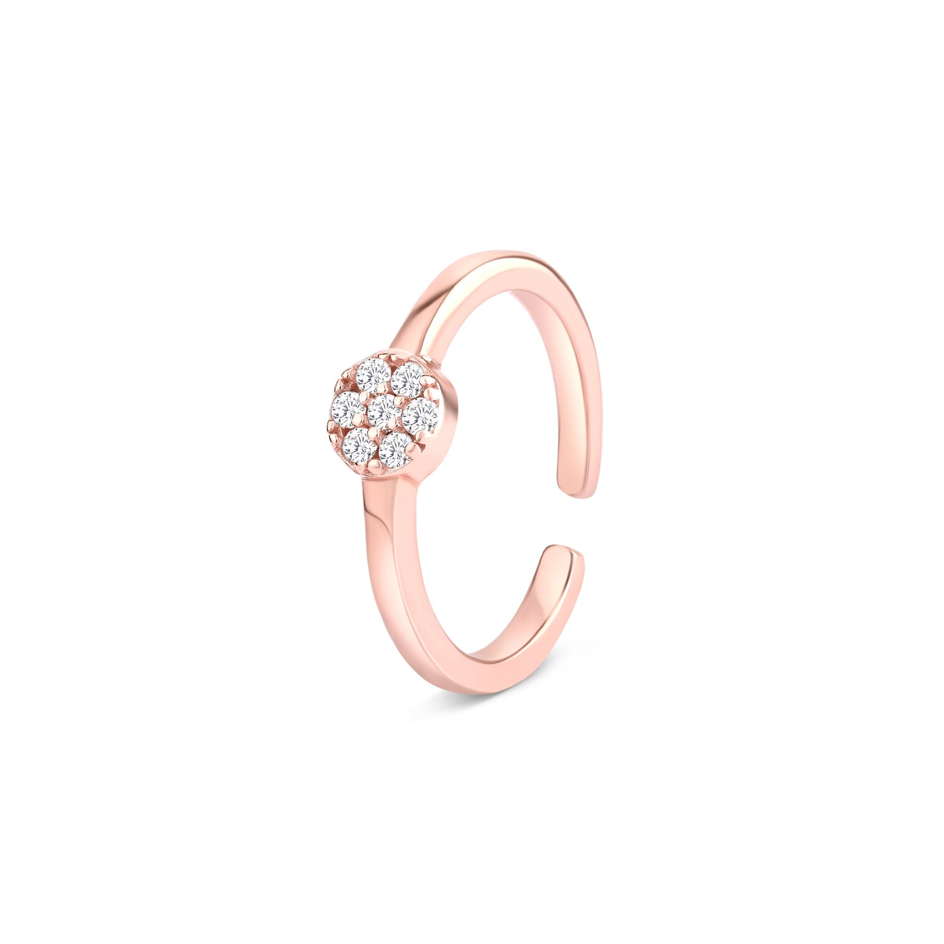 Floral Toe Ring