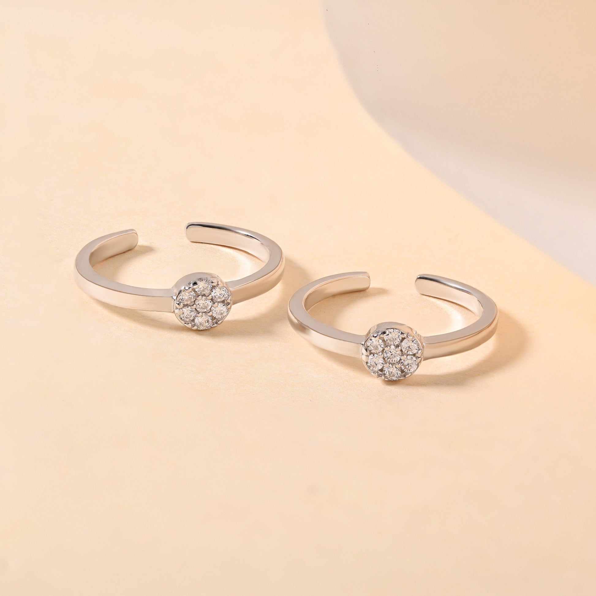 Floral Toe Ring