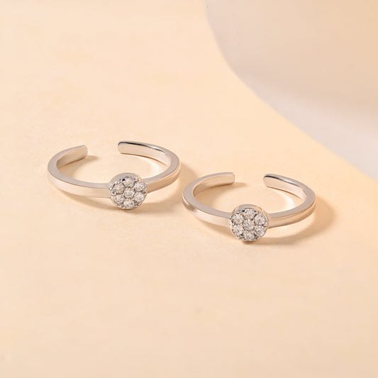 Floral Toe Ring