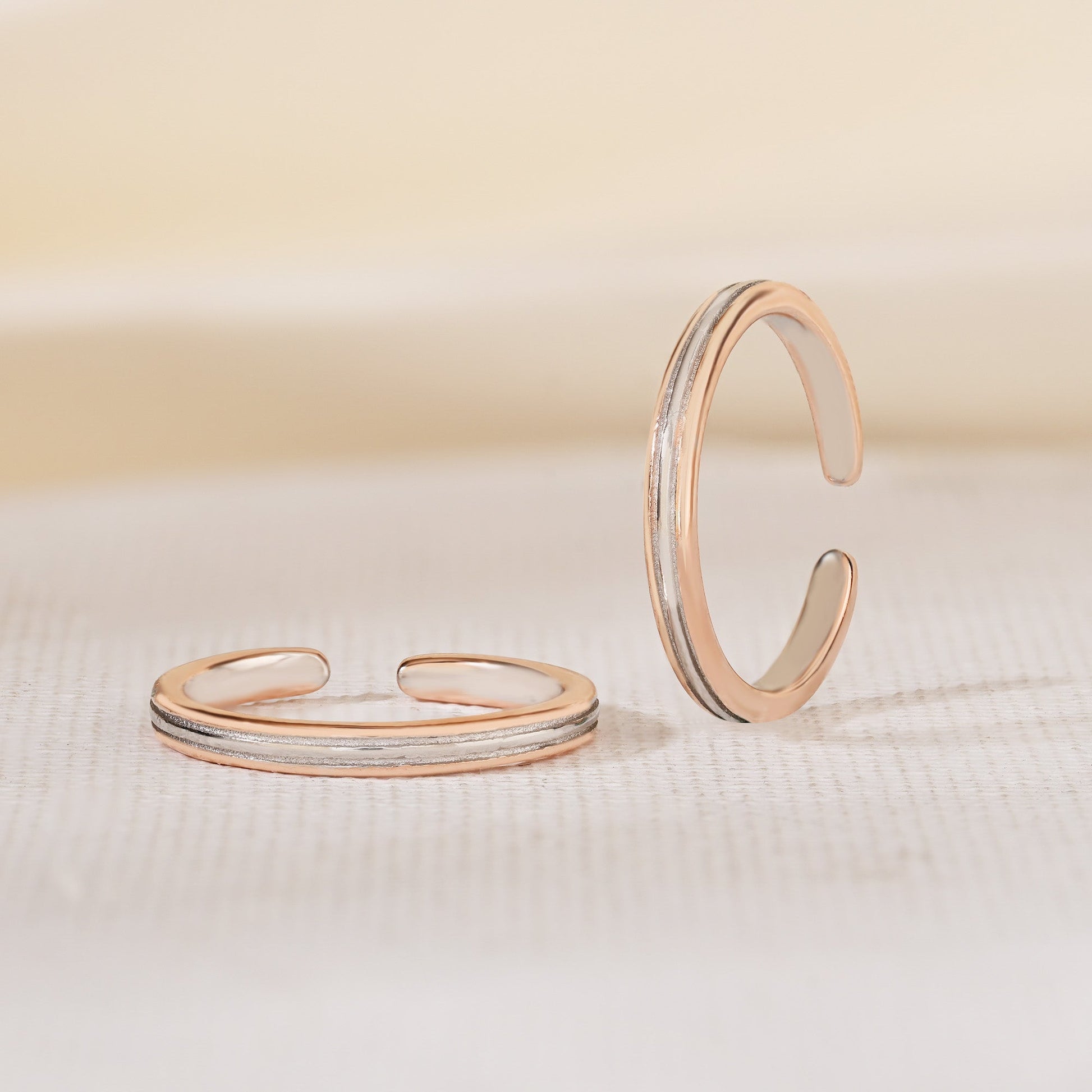 Dual Stripe Toe Ring