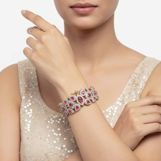 Aashi American Diamonds Bangles By Asp Fashion Jewellery