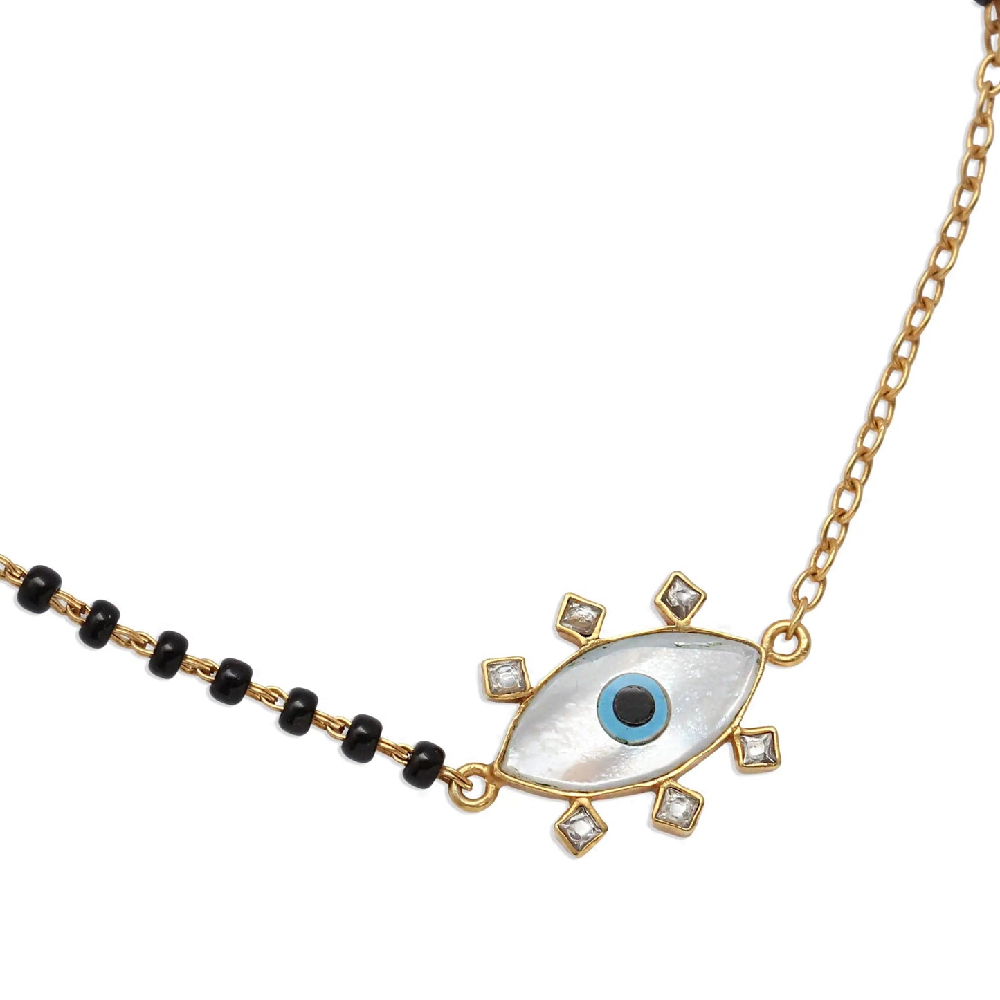 Aesthetic Evil Eye Mangalsutra bracelet