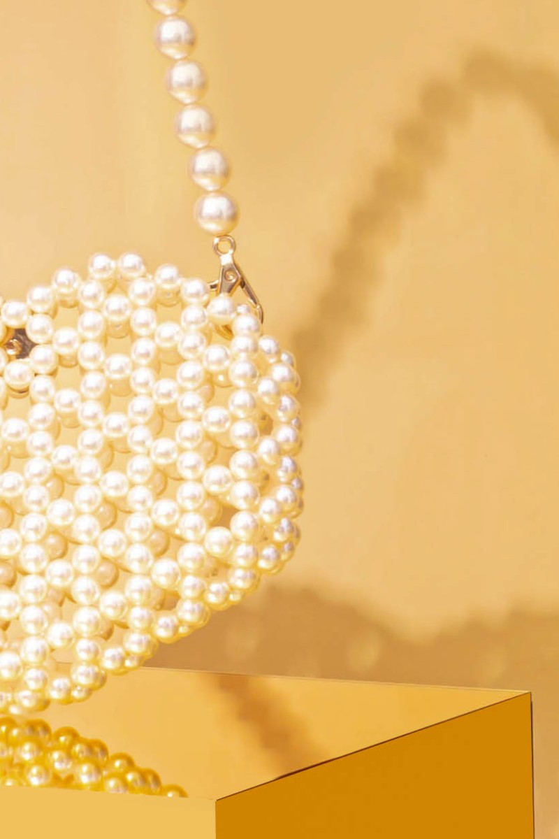 AMYRA - Aria Mini Heart bag - Off-white