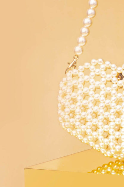 AMYRA - Aria Mini Heart bag - Off-white
