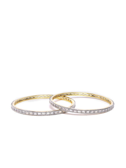 Set of 2 AD Studded Bangles