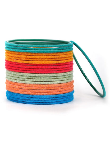 Set of 24 Multi-Color Bangles