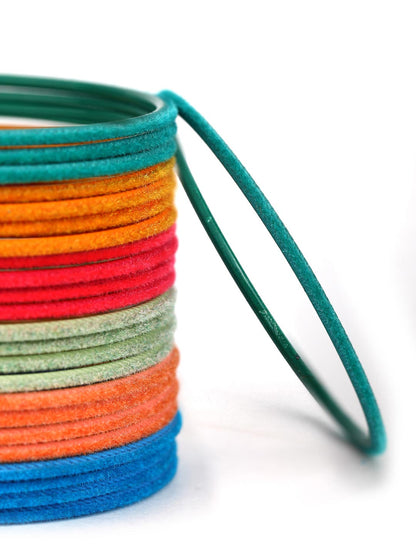 Set of 24 Multi-Color Bangles