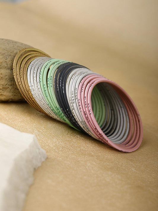 Set of 24 Multi-Color Bangles
