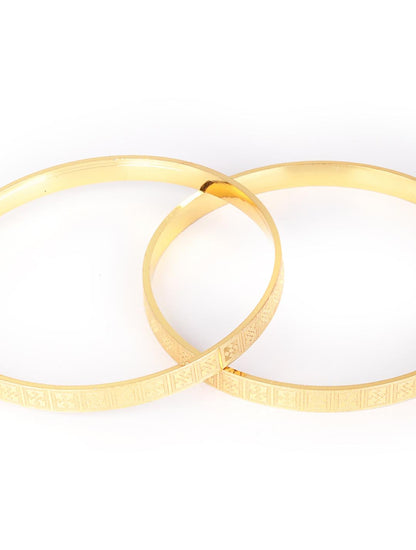 Set of 2 Gold Plated Bangles Set