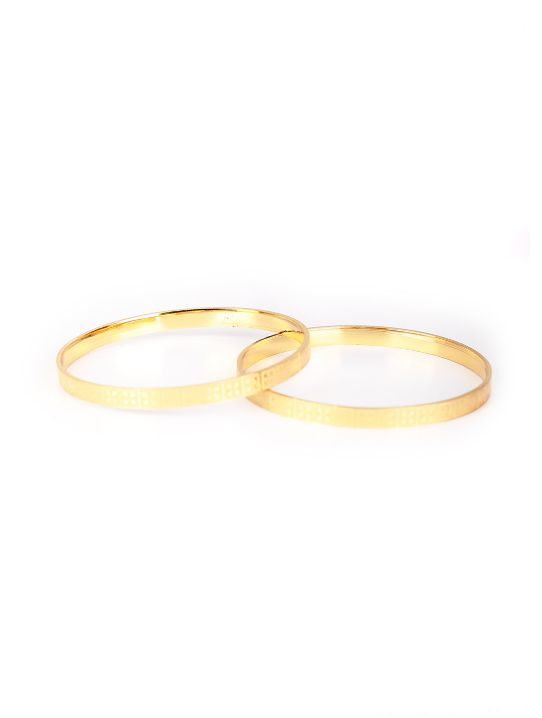 Set of 2 Gold Plated Bangles Set