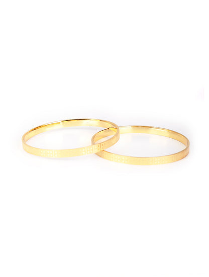 Set of 2 Gold Plated Bangles Set