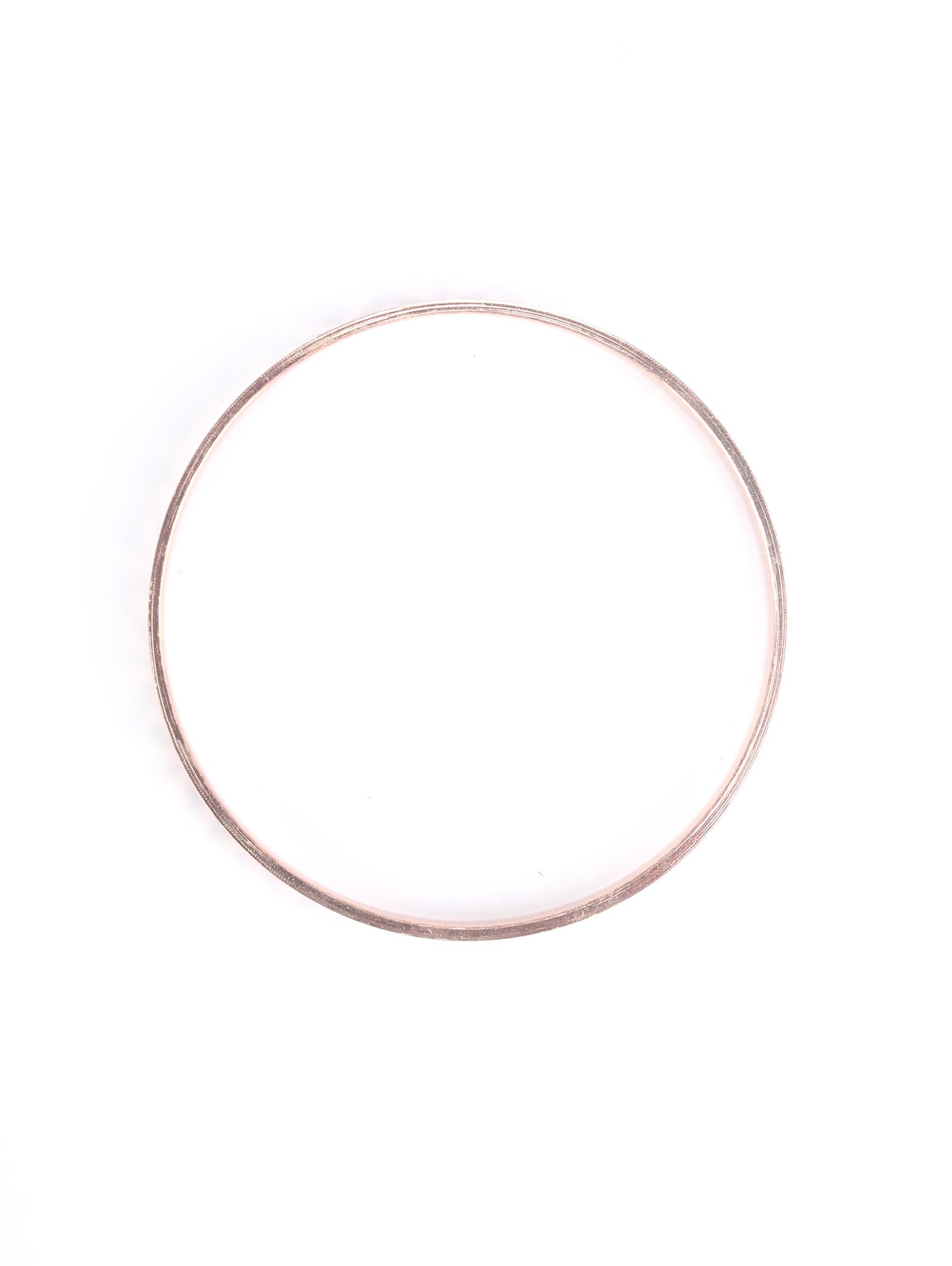 Rose Gold Plated Set of 2 Bangle Set