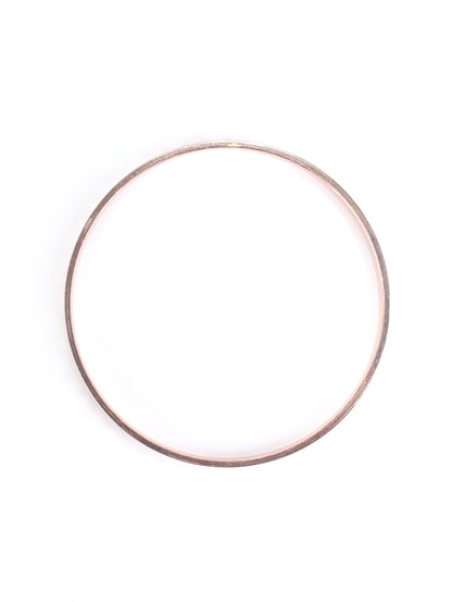 Rose Gold Plated Set of 2 Bangle Set