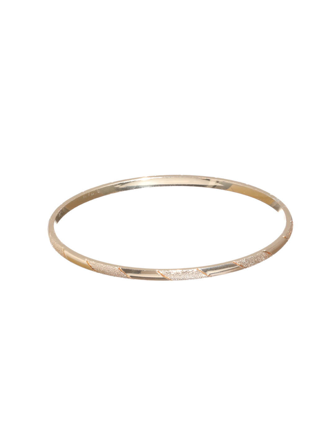 Priyaasi Classic Rose Gold Plated Bangle Set of 4