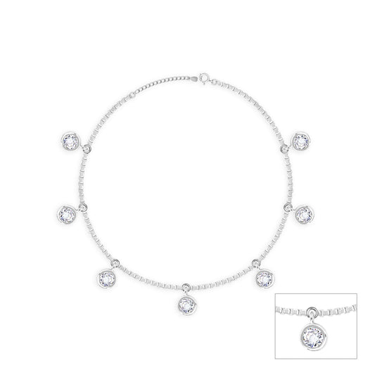 Drop Studded Anklet