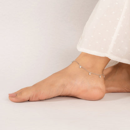 Drop Studded Anklet