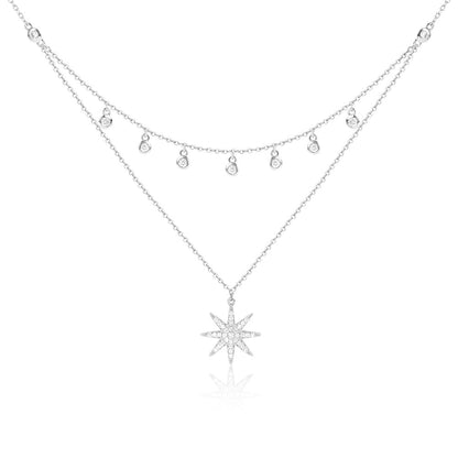 Enigmatic Eight Star Necklace