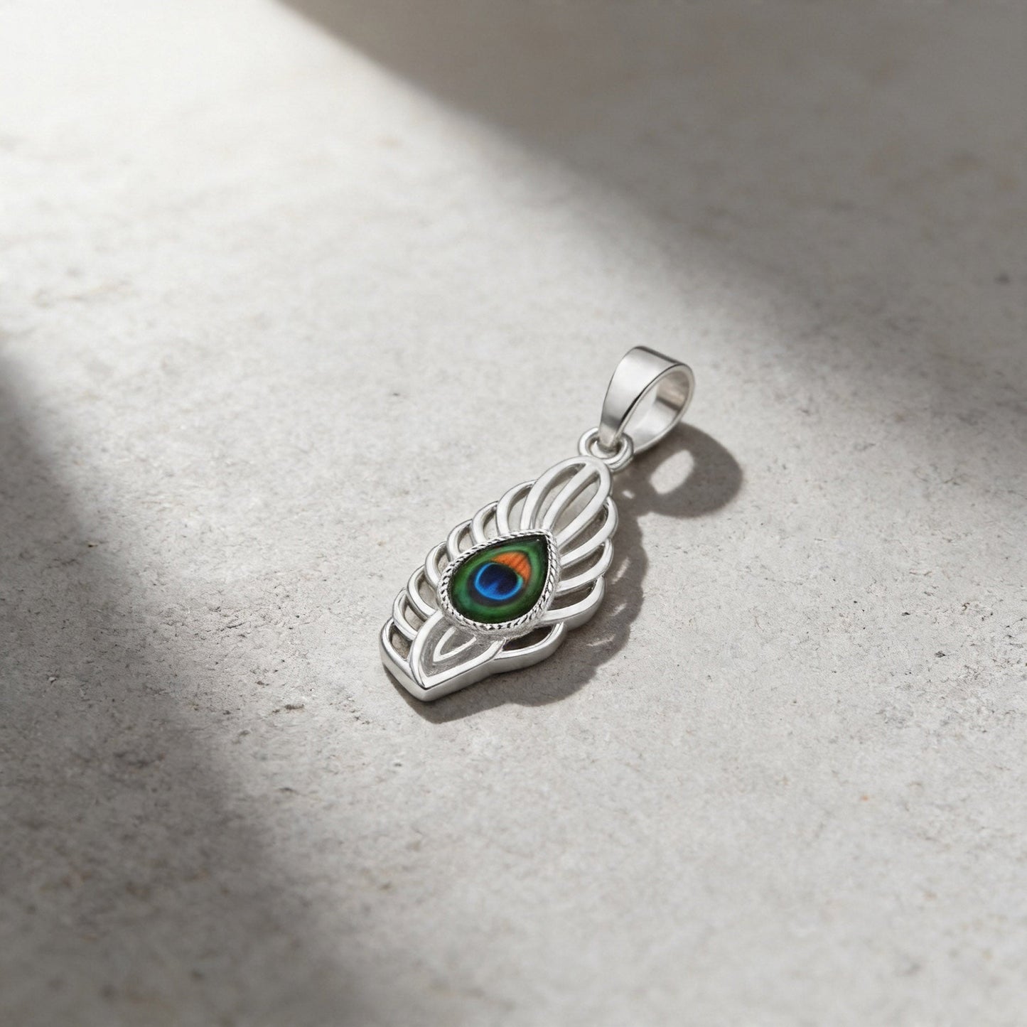 Artistic Peacock Pendant