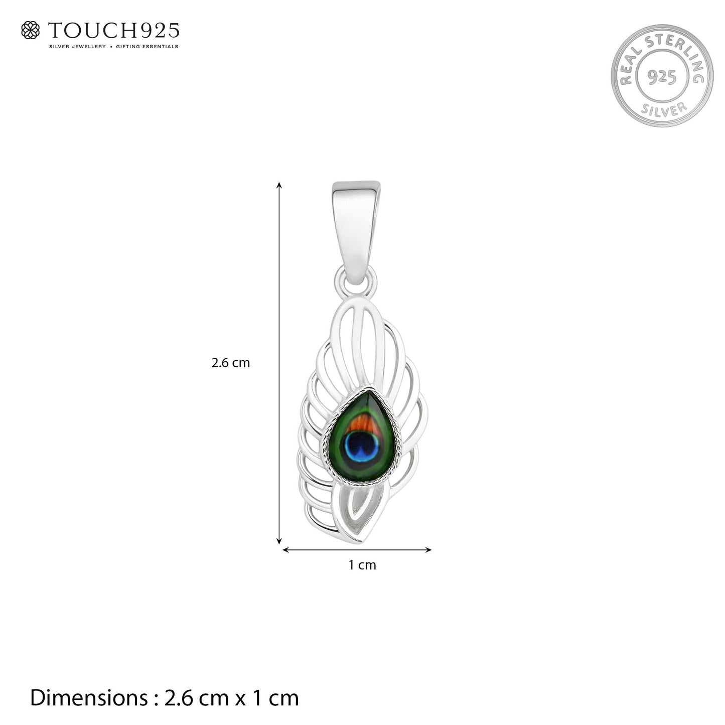 Artistic Peacock Pendant
