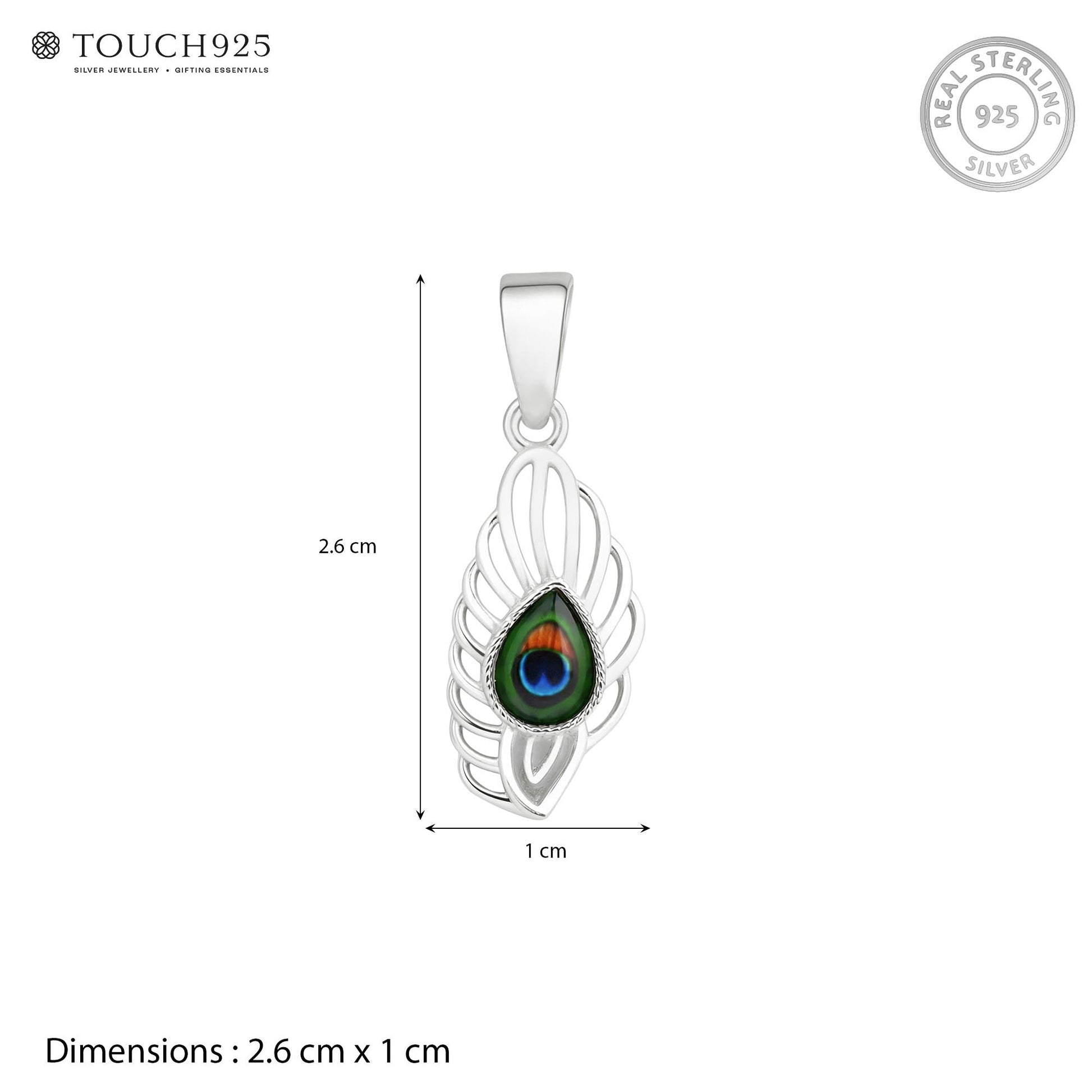 Artistic Peacock Pendant