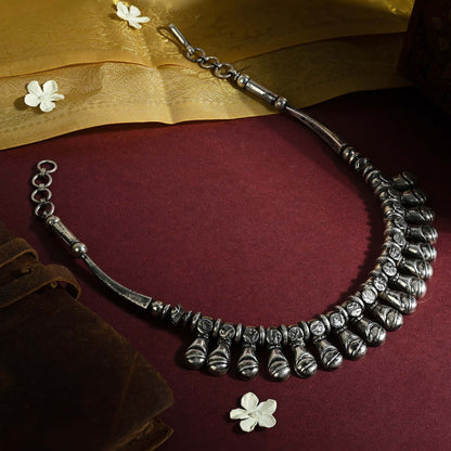 Sculpted Drop Necklace