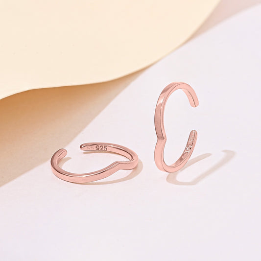 Diadem Silver Toe Ring