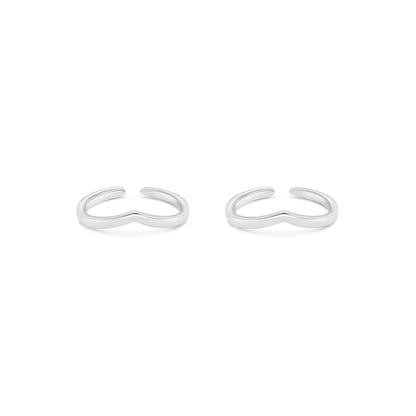 Diadem Silver Toe Ring
