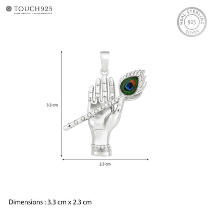 Krishna Hand Flute Pendant