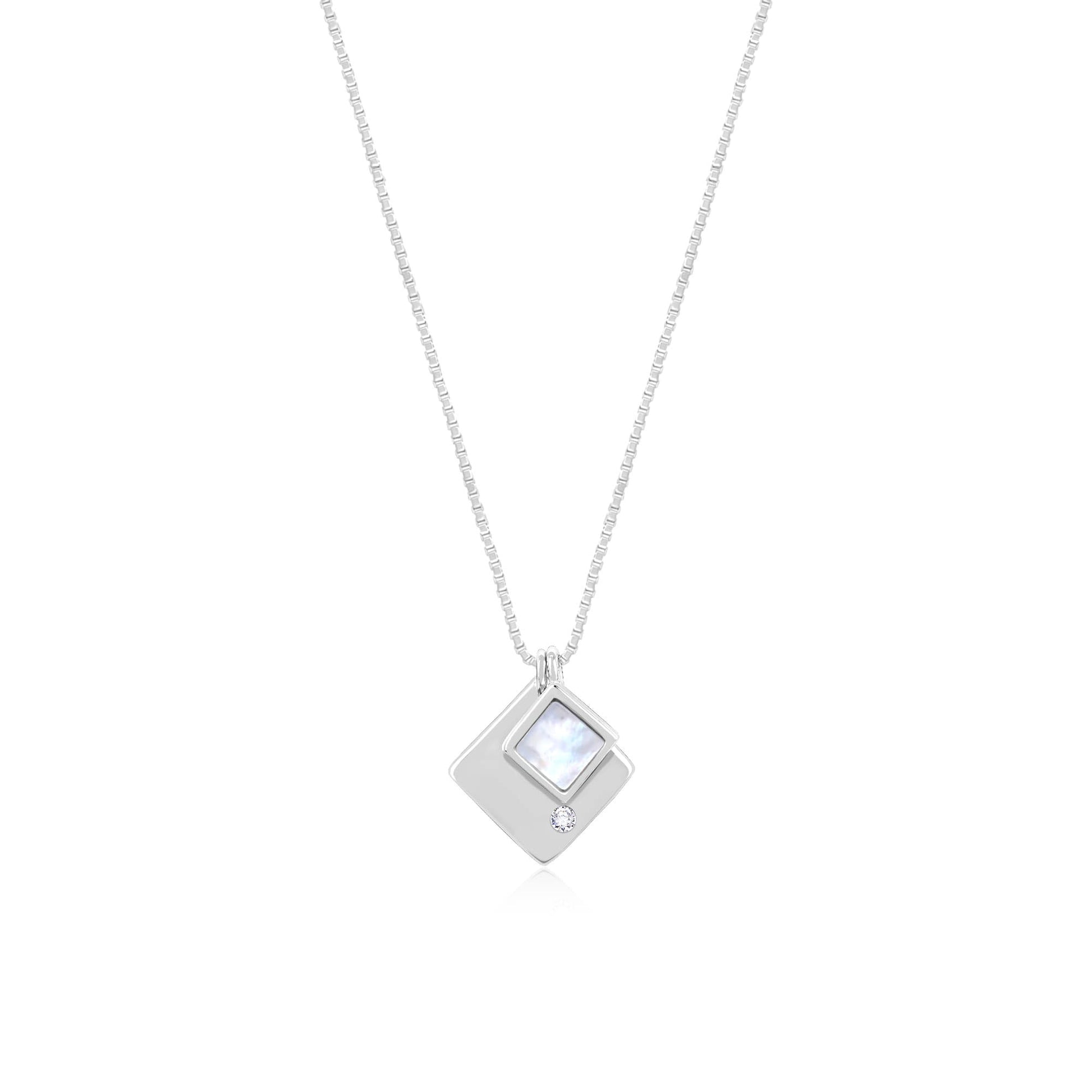 Overlapping Squares Necklace
