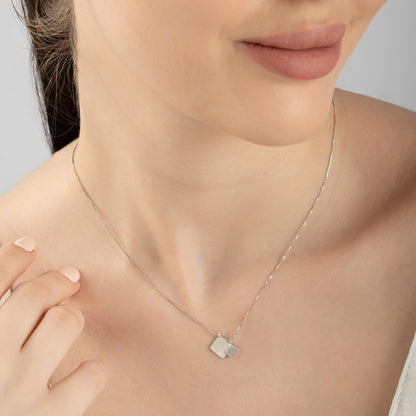Overlapping Squares Necklace