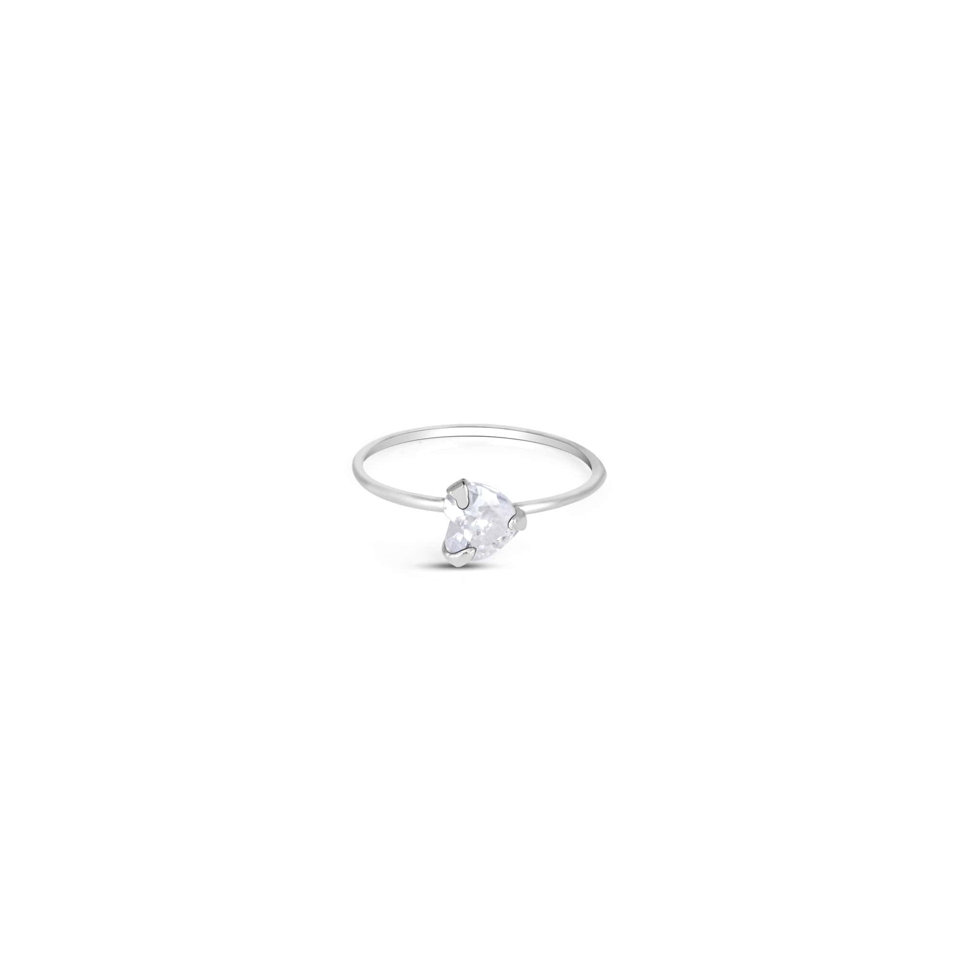 Heart Stone Nose Ring