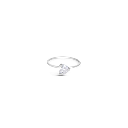 Heart Stone Nose Ring