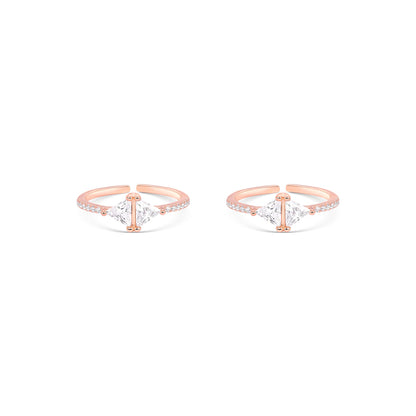 Prism Silver Toe Ring