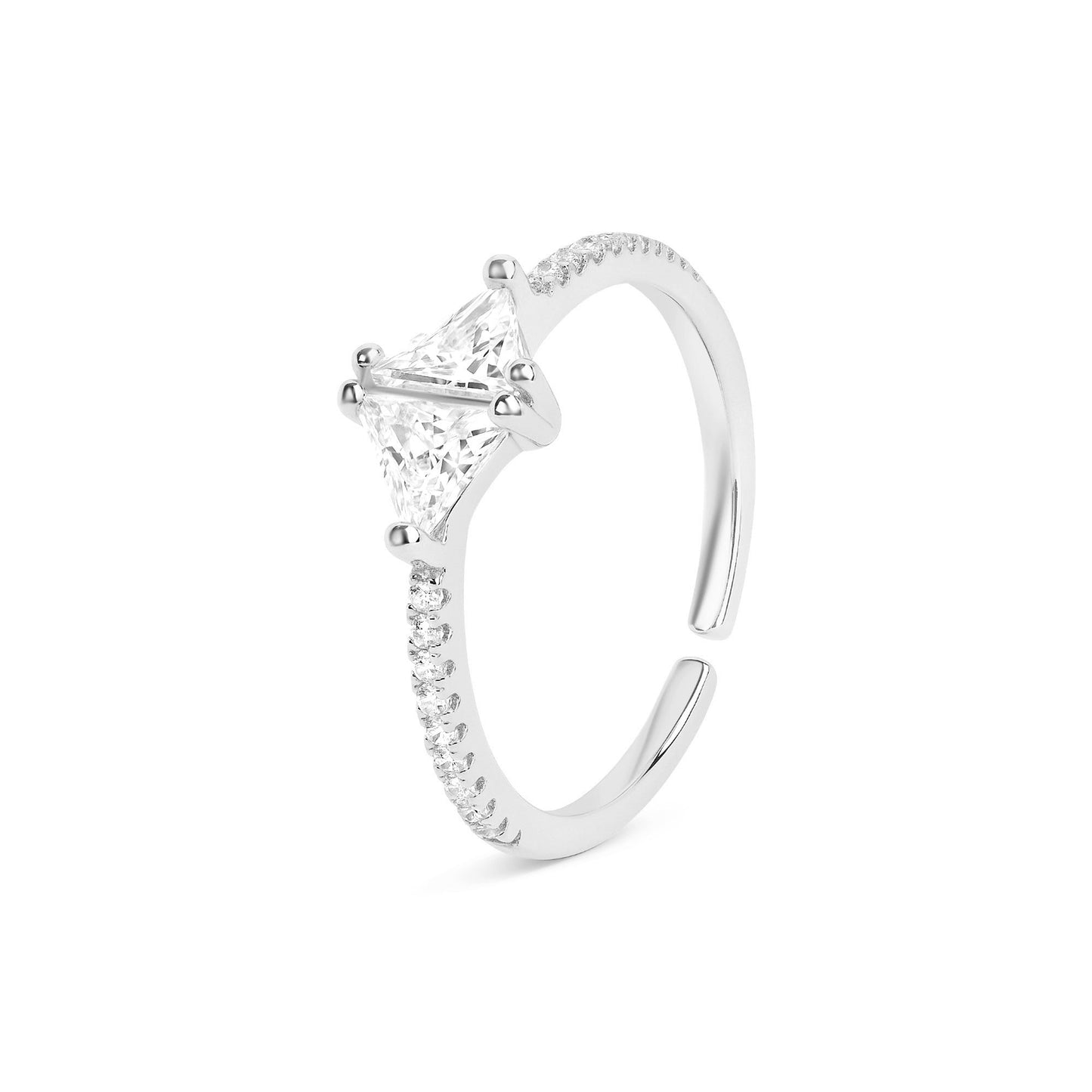 Prism Silver Toe Ring