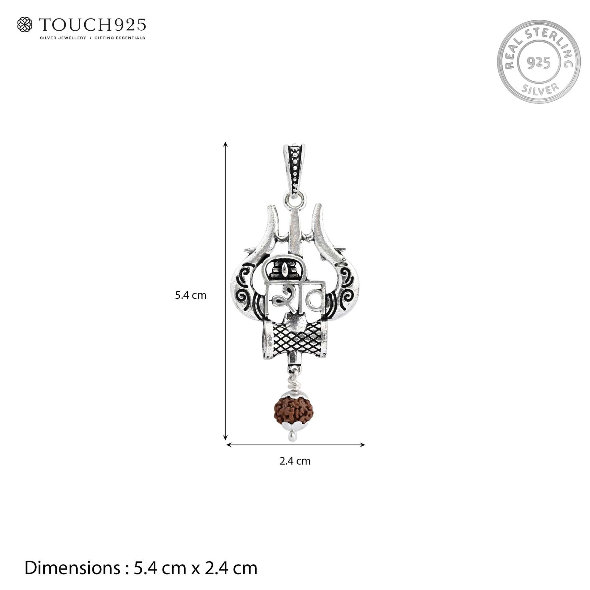 Shiv Trishul Mahadev Pendant