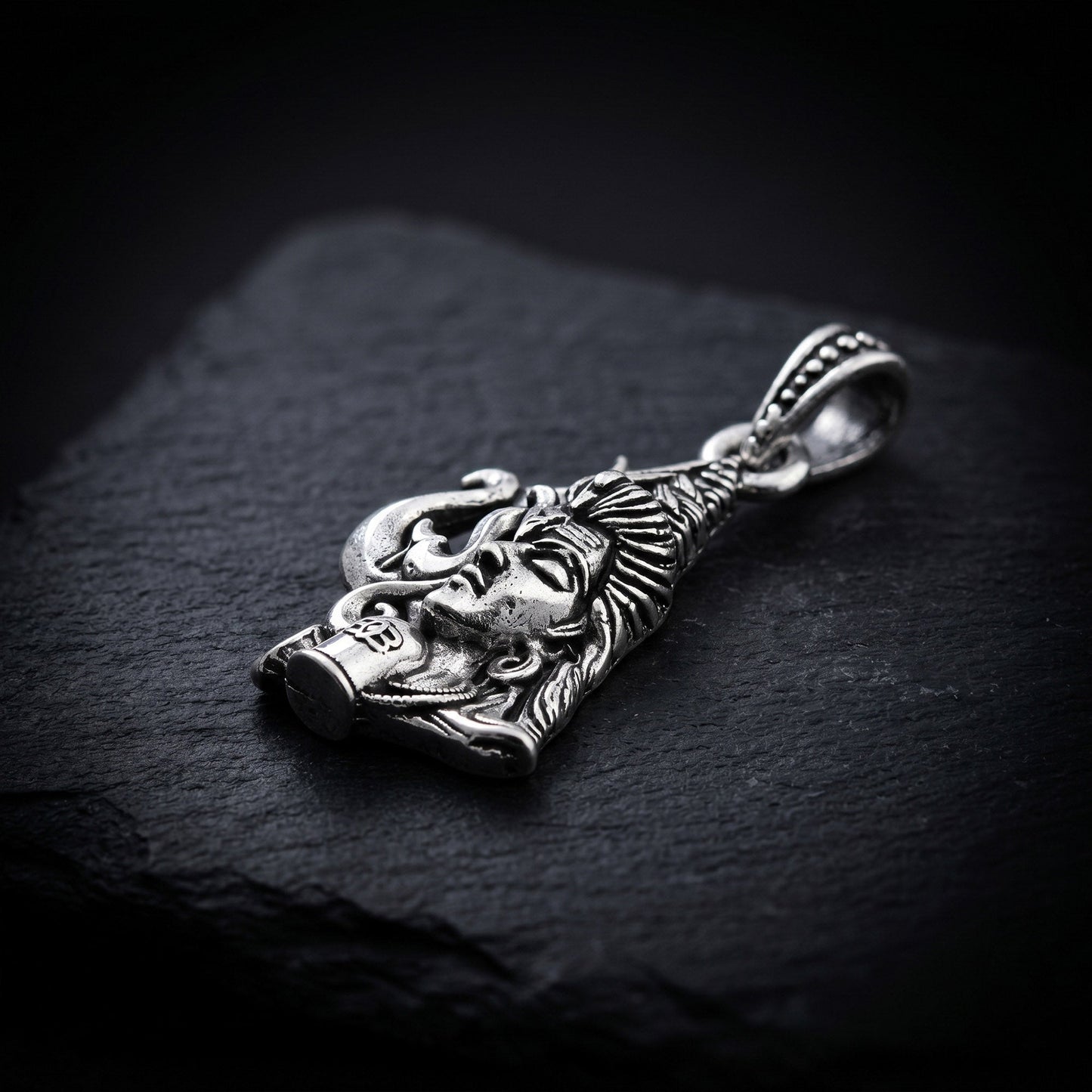 Shiva Trishul Face Pendant