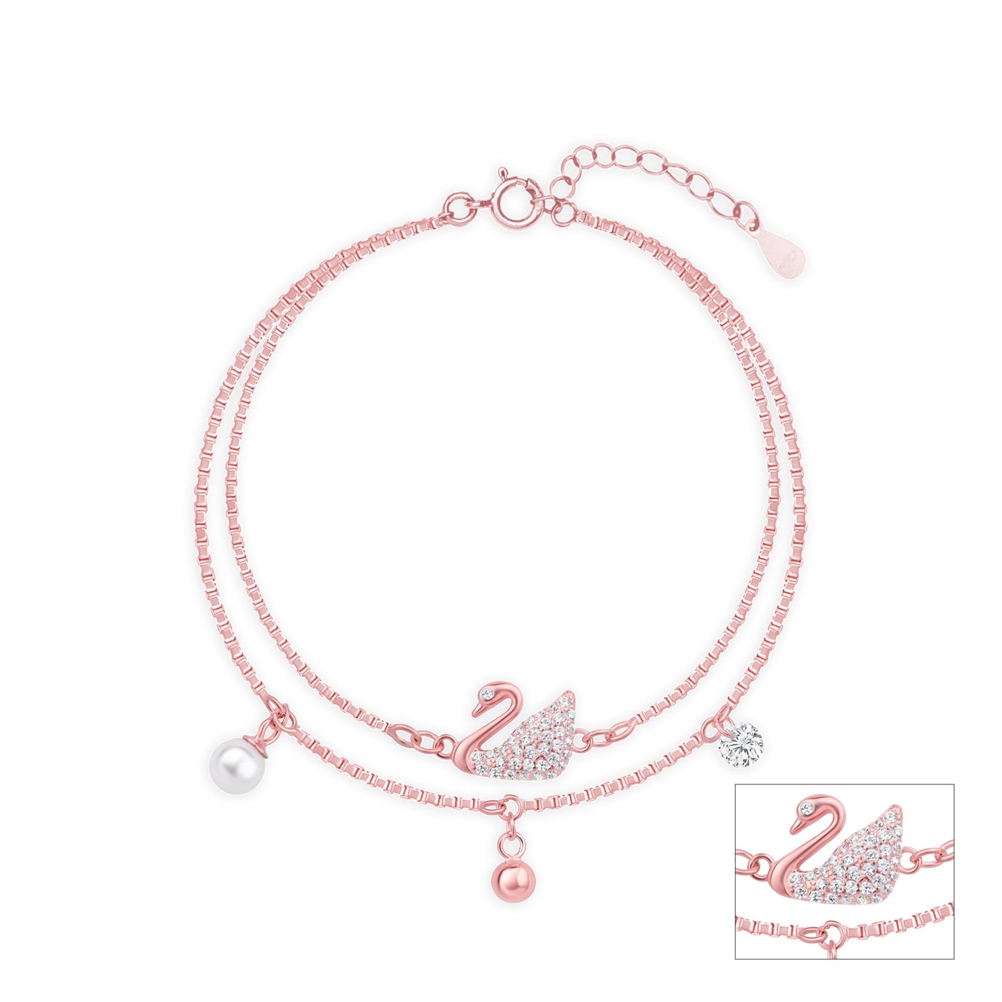 Elixir Swan Anklet
