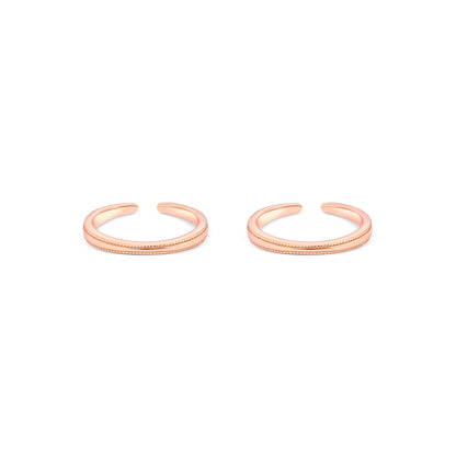 Serene Silver Toe Ring