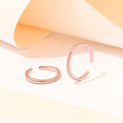 Serene Silver Toe Ring