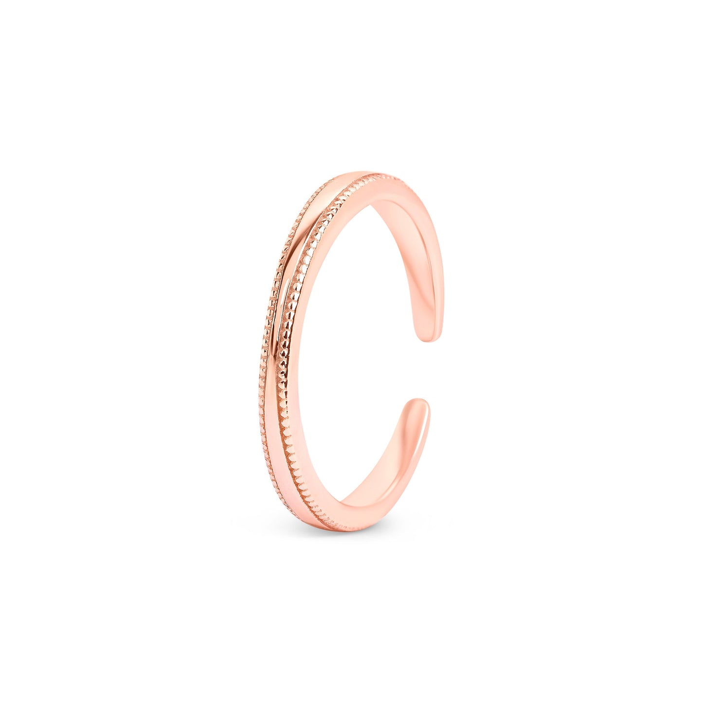 Serene Silver Toe Ring