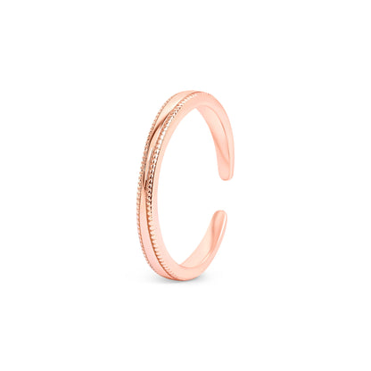 Serene Silver Toe Ring