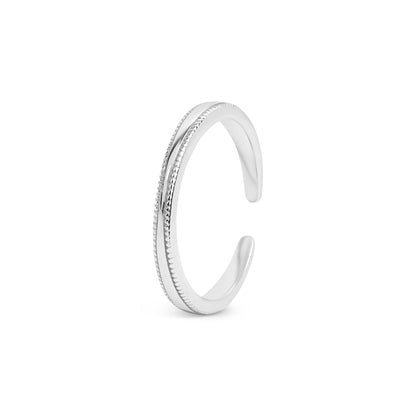 Serene Silver Toe Ring
