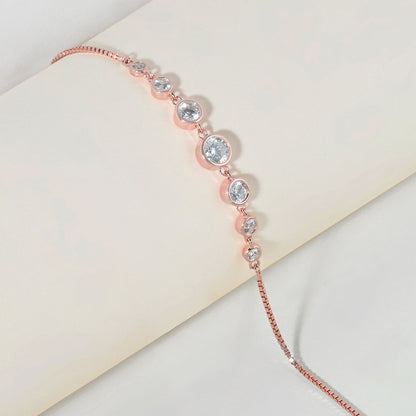 Crimson Silver Anklet