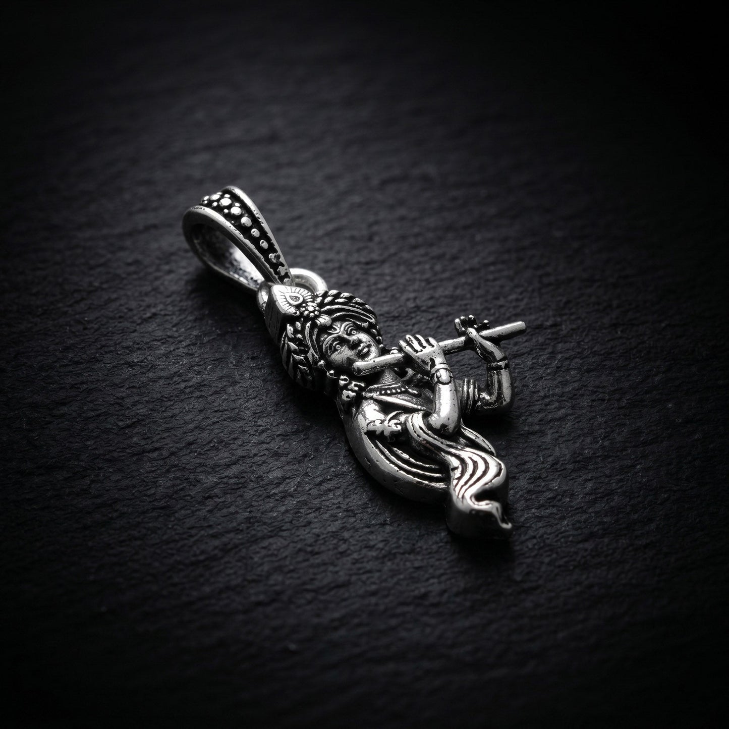 Divine Krishna Flute Pendant