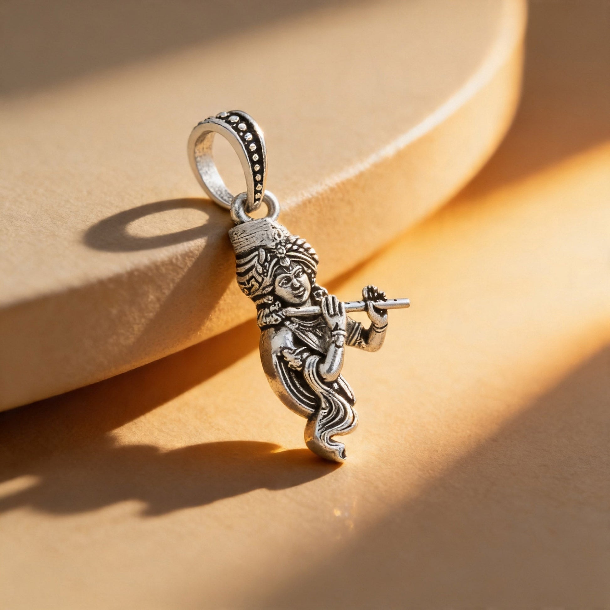 Divine Krishna Flute Pendant