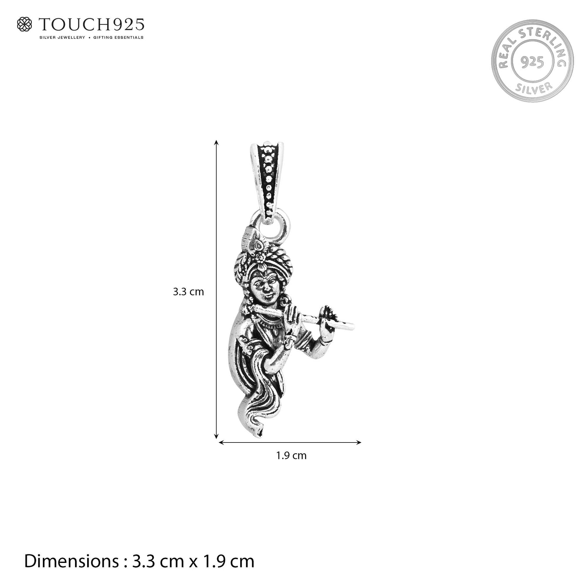 Divine Krishna Flute Pendant